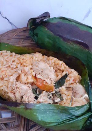 Foto resep Nasi Bakar Ayam Suwir