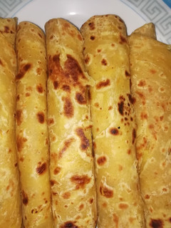 A picture of Carrot chapati#my favorite Easter dish#4 week challenge.