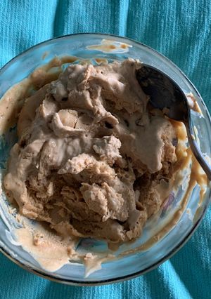 Una foto de Helado chocolate keto