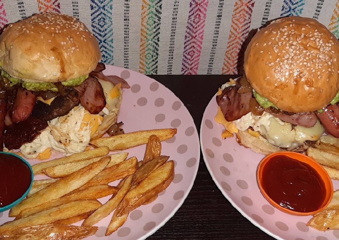 Bollos para hamburguesas