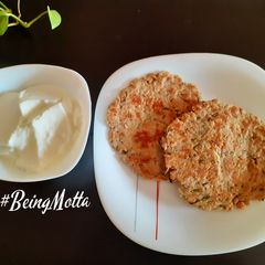 A picture of Upvaas Thalipeeth.