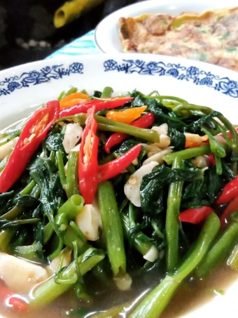 Langkah Gampang Membikin Resep Ca Kangkung Saus Tiram yang Menggugah Selera Anti Ribet, Mantap
