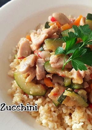 Foto resep Tumis Ayam Zucchini
