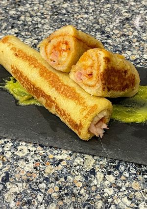 Una foto de Rollitos de Pan pizza