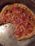Pizza con salsa casera😱