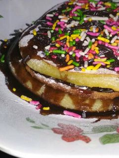 Foto resep Pancake coklat alakadarnya