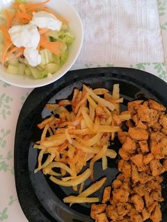 Gyros házi fűszerezéssel recept fotója