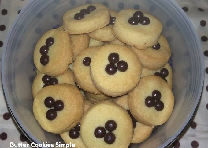 Butter Cookies Simple 3 Bahan