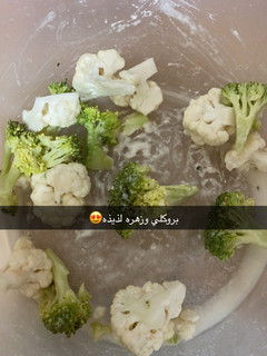 صورة لوصفة بروكلي وزهره