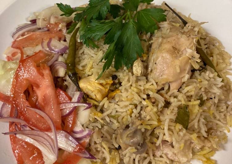 Rahasia Menyiapkan Nasi Pakistan Biryani (Ayam)/Pakistani Biryani Rice (Chicken), Lezat Sekali