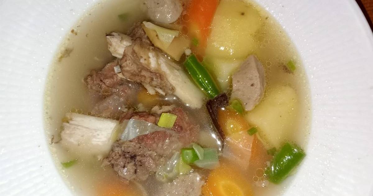 Resep Sup Tulang Iga Dan Sumsum Sapi Oleh Afifah Luthfiyyah Cookpad