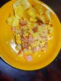 Arroz con huevo arreglado