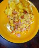 Arroz con huevo arreglado