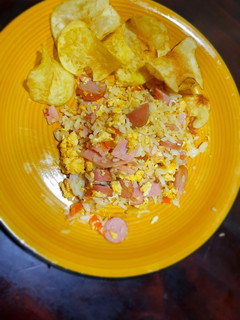 Una foto de Arroz con huevo arreglado