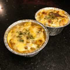 A picture of Macaroni Creamy Bolognese - MPASI 9 bulan.