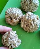 Trufas de coco tostado y manteca de maní💜