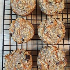 A picture of Carrot Cake Baked Oatmeal Cups.