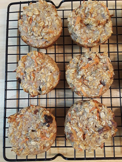 A picture of Carrot Cake Baked Oatmeal Cups.