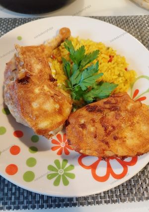 Sajtos párizsi bundában sült, főtt csirke comb gluténmentesen recept fotója