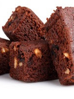 Una foto de Brownie para hacer en microondas