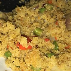 A picture of Fried CousCous.