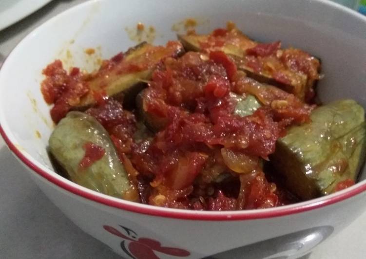 Terong balado pedas manis