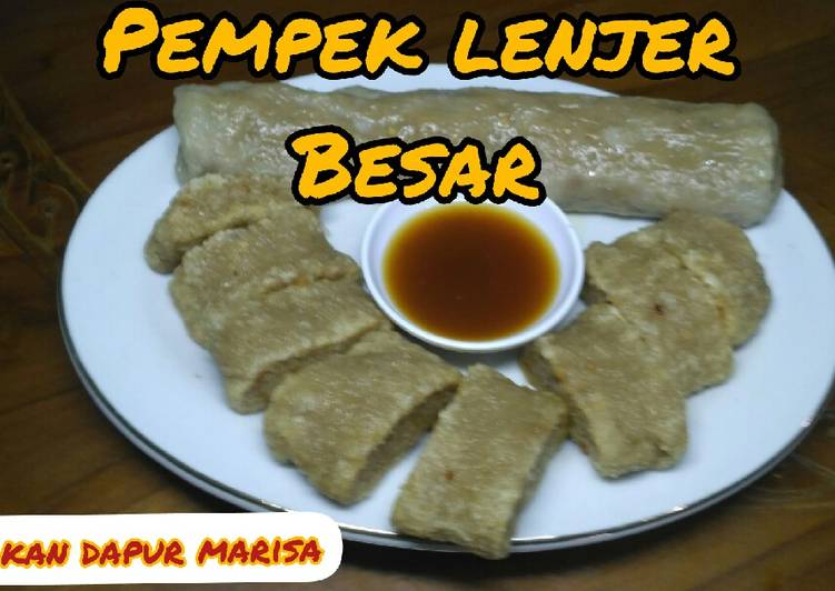 Resep PEMPEK LENJER BESAR