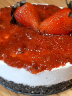 Una foto de Cheesecake de Frutillas