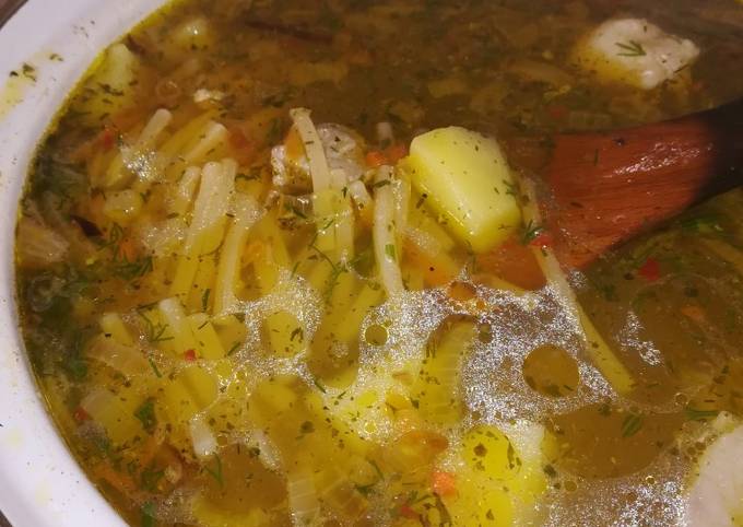 Суп с макаронами и мясом пошаговый рецепт с фото. Автор