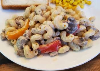 Easy Fast Cooking Creamy Sausage Alfredo Practical Delicious