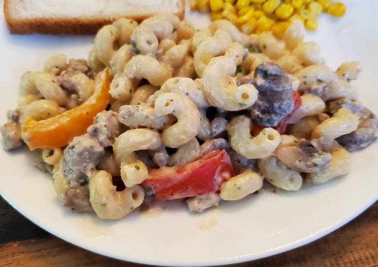 Creamy Sausage Alfredo Creamy Sausage Alfredo