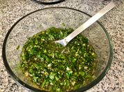 Una foto de especias chimichurri