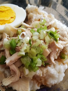 Foto resep Bubur ayam ricecooker