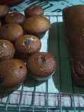 Queque de vainilla con chips de chocolate