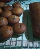 Queque de vainilla con chips de chocolate