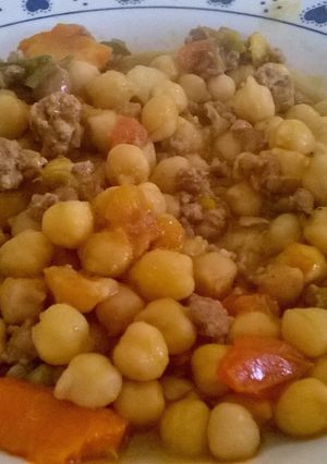Una foto de Guiso de garbanzos