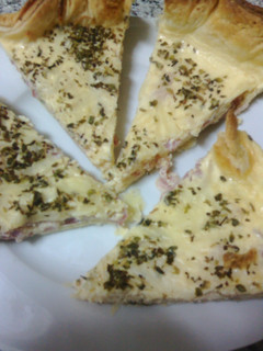 Una foto de Quiché de jamón cocido