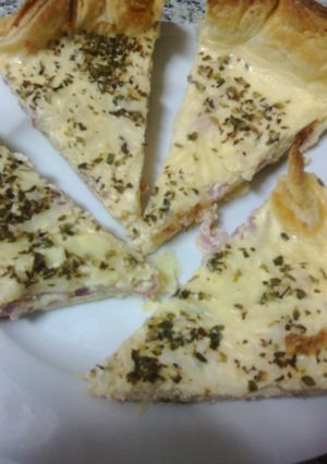Una foto de Quiché de jamón cocido