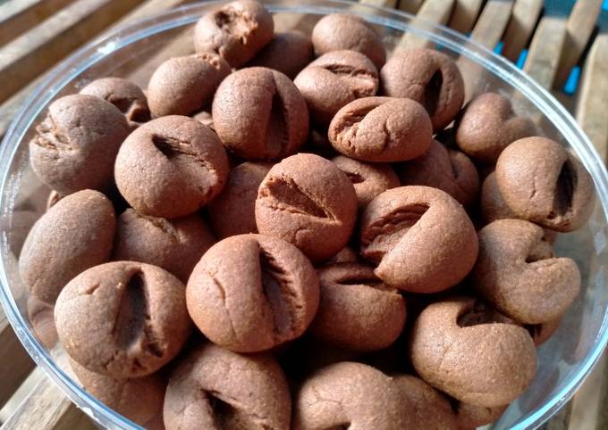 Langkah Mudah untuk Membuat Coffe Bean Cookies, Lezat Sekali