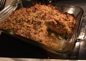 How to Cook Delicious Easy chicken stuffing bake
