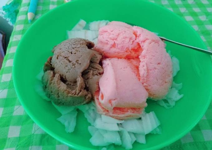 Ini dia! Resep buat Es krim coklat kelapa muda (Dancow) yang lezat