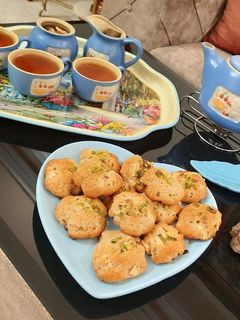 عکسی از دستور شیرینی سیب ودارچین 🍏