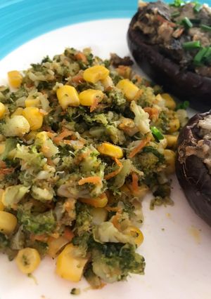 Una foto de Cous cous de brócoli