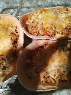 Una foto de Barquitas rellenas de carne picada con arroz