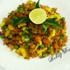 A picture of Soya upma.