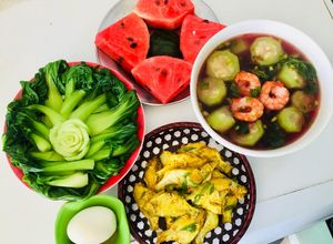 Hình của món Cơm trưa 3 món (F3)    Thực đơn 50k.