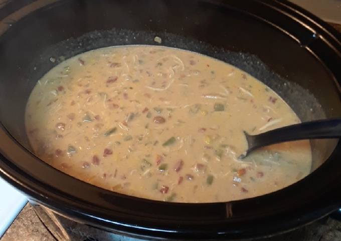 Step-by-Step Guide to Make Speedy Loaded Nacho Soup - Slow Cooker