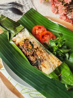 Foto resep Nasi Bakar Teri Tempe Kemangi