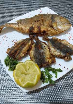 صورة لوصفة سردين متبل و مقلي
