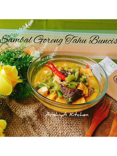 Foto resep Sambal goreng Tahu Buncis Paru